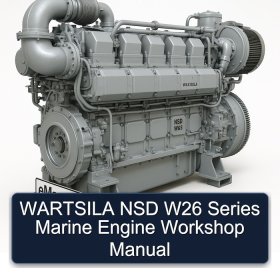 WARTSILA NSD W26 Series Marine Engine Workshop Manual