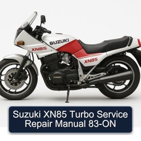 Suzuki XN85 Turbo Service Repair Manual 83-ON