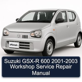 Suzuki GSX-R 600 2001-2003 Workshop Service Repair Manual