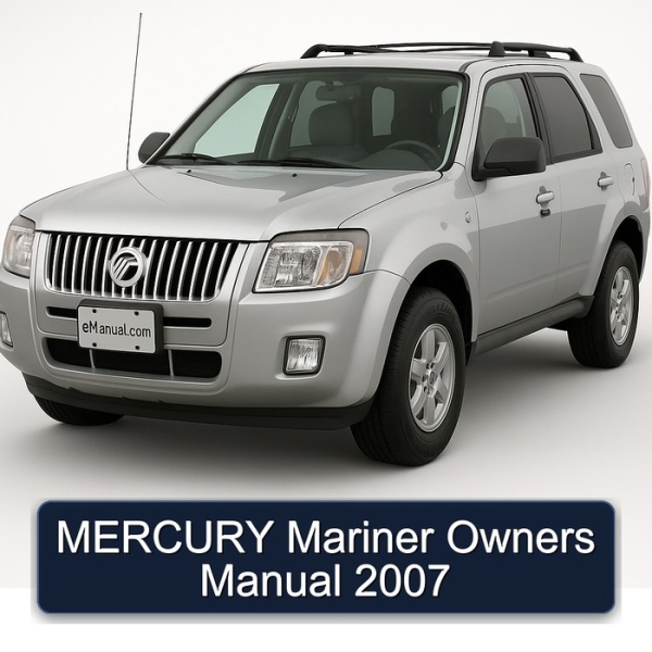 MERCURY Mariner Owners Manual 2007
