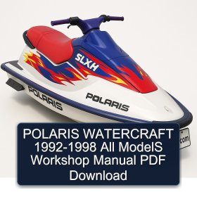 POLARIS WATERCRAFT 1992-1998 All ModelS Workshop Manual PDF Download