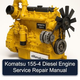 Komatsu 155-4 Diesel Engine Service Repair Manual