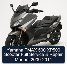 Yamaha TMAX 500 XP500 Scooter Full Service & Repair Manual 2009-2011
