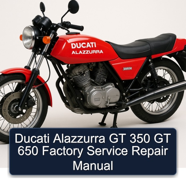 Ducati Alazzurra GT 350 GT 650 Factory Service Repair Manual