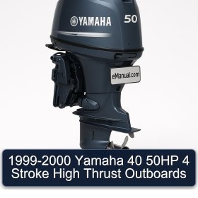 1999-2000 Yamaha 40 50HP 4 Stroke High Thrust Outboards