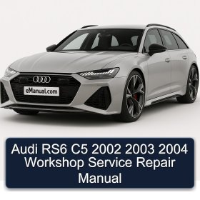 Audi RS6 C5 2002 2003 2004 Workshop Service Repair Manual