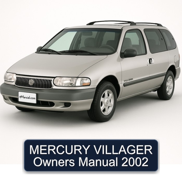 MERCURY VILLAGER Owners Manual 2002