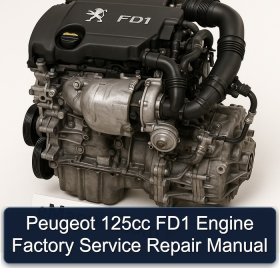 Peugeot 125cc FD1 Engine Factory Service Repair Manual