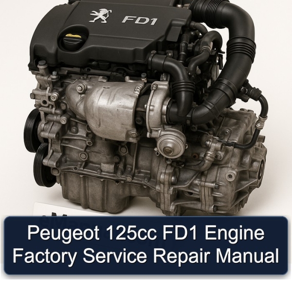 Peugeot 125cc FD1 Engine Factory Service Repair Manual