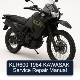 KLR600 1984 KAWASAKI Service Repair Manual