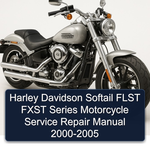 Harley Davidson Softail FLST FXST Series Motorcycle Service Repair Manual 2000-2005