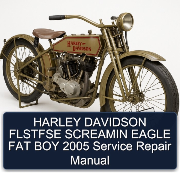 HARLEY DAVIDSON FLSTFSE SCREAMIN EAGLE FAT BOY 2005 Service Repair Manual