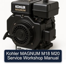 Kohler MAGNUM M18 M20 Service Workshop Manual