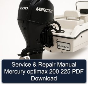 Service & Repair Manual Mercury optimax 200 225 PDF Download