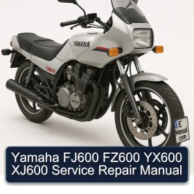 Yamaha FJ600 FZ600 YX600 XJ600 Service Repair Manual