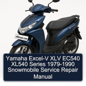 Yamaha Excel-V XLV EC540 XL540 Series 1979-1990 Snowmobile Service Repair Manual
