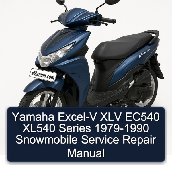 Yamaha Excel-V XLV EC540 XL540 Series 1979-1990 Snowmobile Service Repair Manual