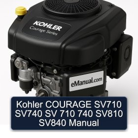 Kohler COURAGE SV710 SV740 SV 710 740 SV810 SV840 Manual