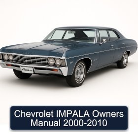 Chevrolet IMPALA Owners Manual 2000-2010