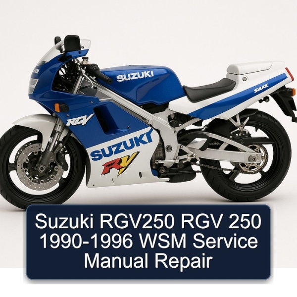 Suzuki RGV250 RGV 250 1990-1996 WSM Service Manual Repair