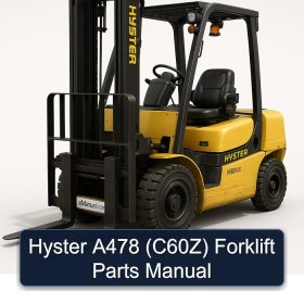 Hyster A478 (C60Z) Forklift Parts Manual