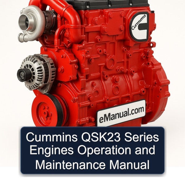 Cummins QSK23 Series Engines Operation and Maintenance Manual