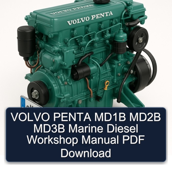 VOLVO PENTA MD1B MD2B MD3B Marine Diesel Workshop Manual PDF Download