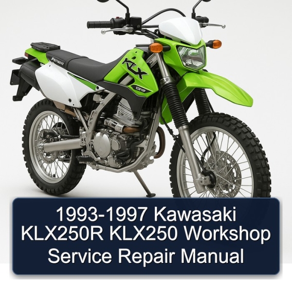 1993-1997 Kawasaki KLX250R KLX250 Workshop Service Repair Manual