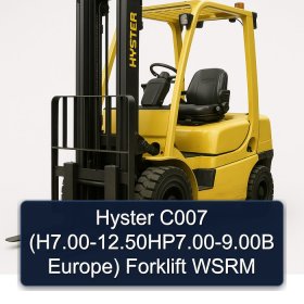 Hyster C007 (H7.00-12.50HP7.00-9.00B Europe) Forklift WSRM