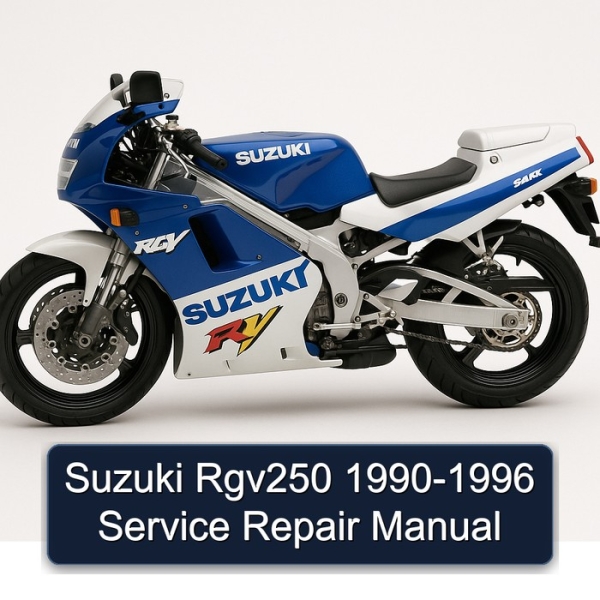 Suzuki Rgv250 1990-1996 Service Repair Manual