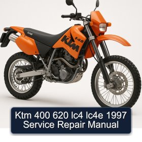 Ktm 400 620 lc4 lc4e 1997 Service Repair Manual