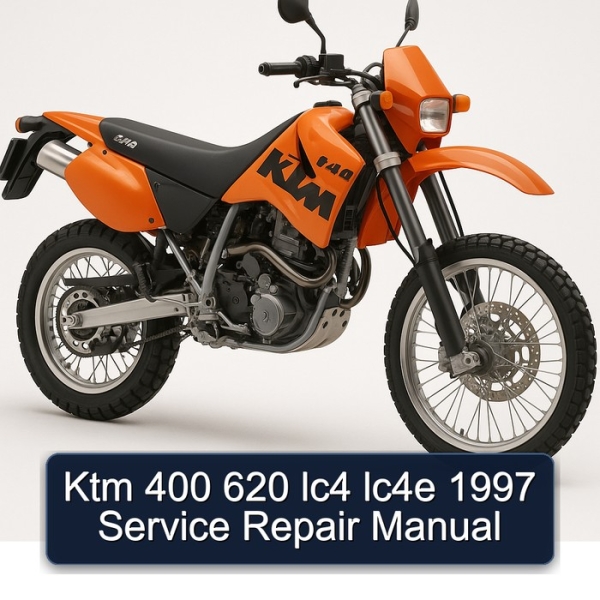 Ktm 400 620 lc4 lc4e 1997 Service Repair Manual