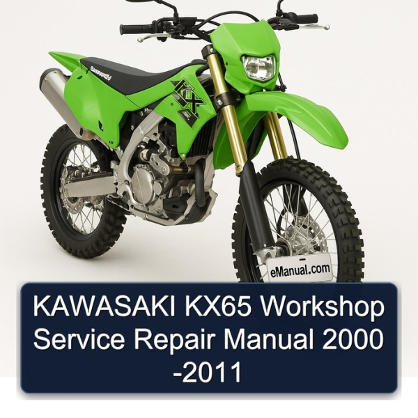 KAWASAKI KX65 Workshop Service Repair Manual 2000 -2011