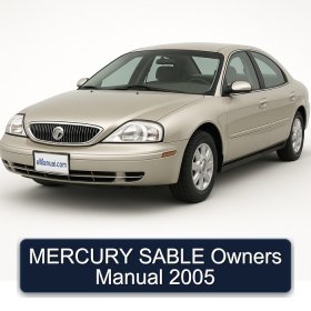 MERCURY SABLE Owners Manual 2005