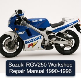 Suzuki RGV250 Workshop Repair Manual 1990-1996