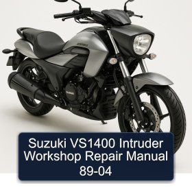 Suzuki VS1400 Intruder Workshop Repair Manual 89-04