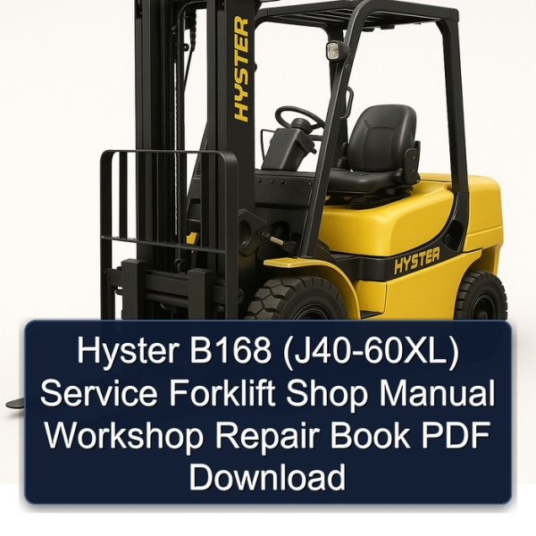 Manual de Taller y Reparación Hyster B168 (J40-60XL) - PDF Descargable