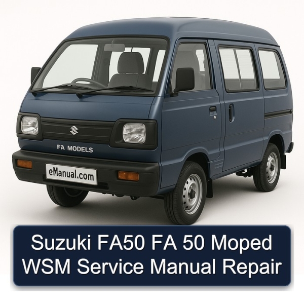 Suzuki FA50 FA 50 Moped WSM Service Manual Repair