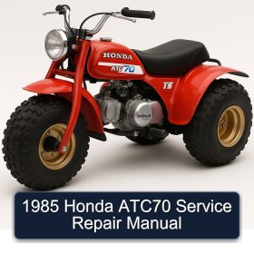 1985 Honda ATC70 Service Repair Manual