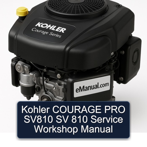 Kohler COURAGE PRO SV810 SV 810 Service Workshop Manual