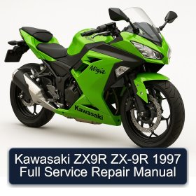 Kawasaki ZX9R ZX-9R 1997 Full Service Repair Manual