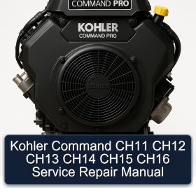 Kohler Command CH11 CH12 CH13 CH14 CH15 CH16 Service Repair Manual
