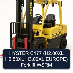 HYSTER C177 (H2.00XL H2.50XL H3.00XL EUROPE) Forklift WSRM