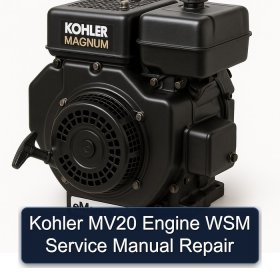 Kohler MV20 Engine WSM Service Manual Repair