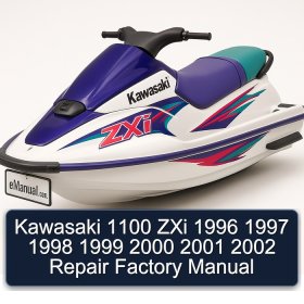 Kawasaki 1100 ZXi 1996 1997 1998 1999 2000 2001 2002 Repair Factory Manual