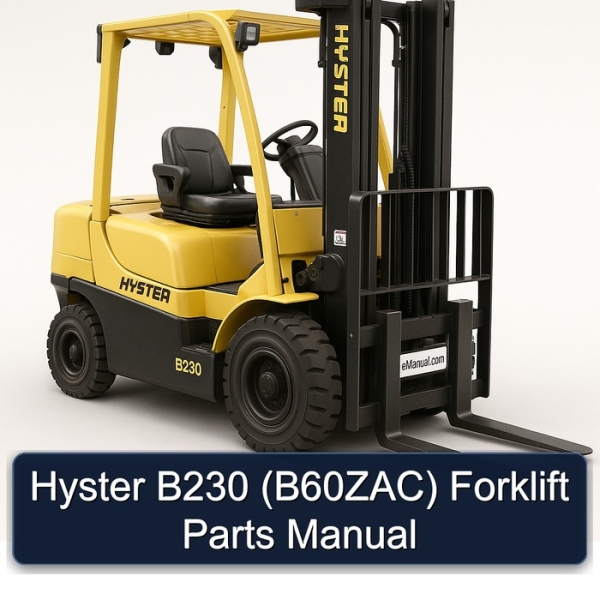 Hyster B230 (B60ZAC) Forklift Parts Manual