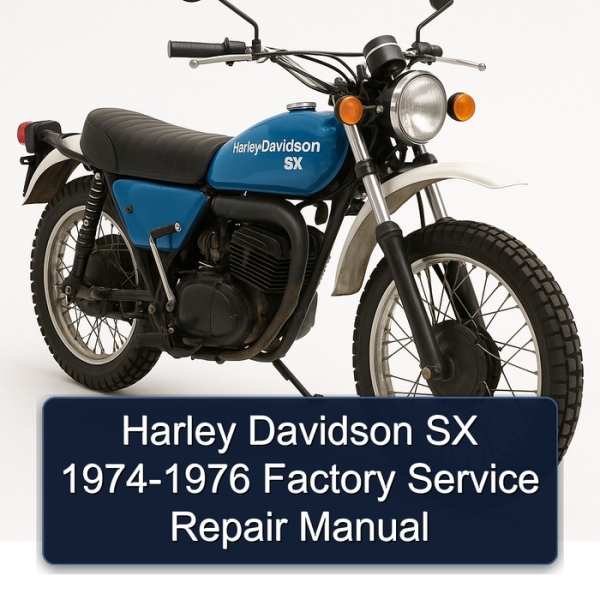 Harley Davidson SX 1974-1976 Factory Service Repair Manual