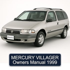 MERCURY VILLAGER Owners Manual 1999