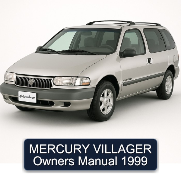 MERCURY VILLAGER Owners Manual 1999