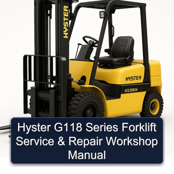 Wartung & Reparaturhandbuch für Hyster G118 Gabelstapler